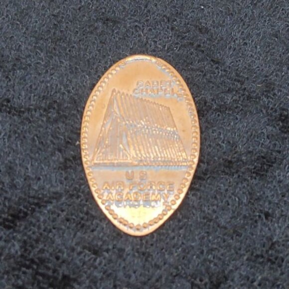 Vintage Cadet Chapel U.S. Air Force Academy Copper Souvenir - Picture 3 of 3